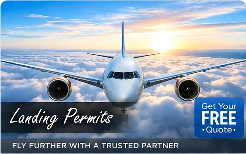 Aircraft landing permit coordination