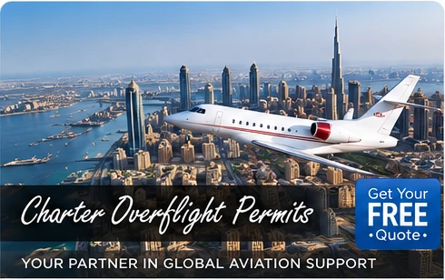 Aircraft overflight permit coordination